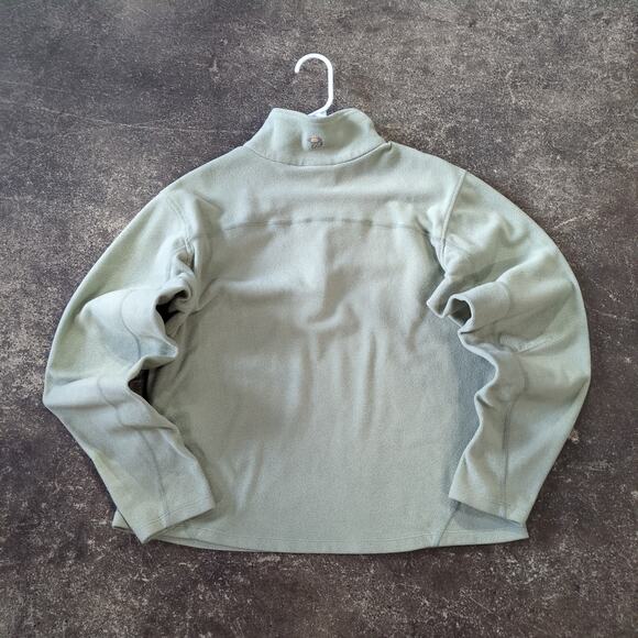 Mountain HardWear Pullover Womens M Green Pastel Sweater Fleece 1/4 Zip - Picture 3 of 8